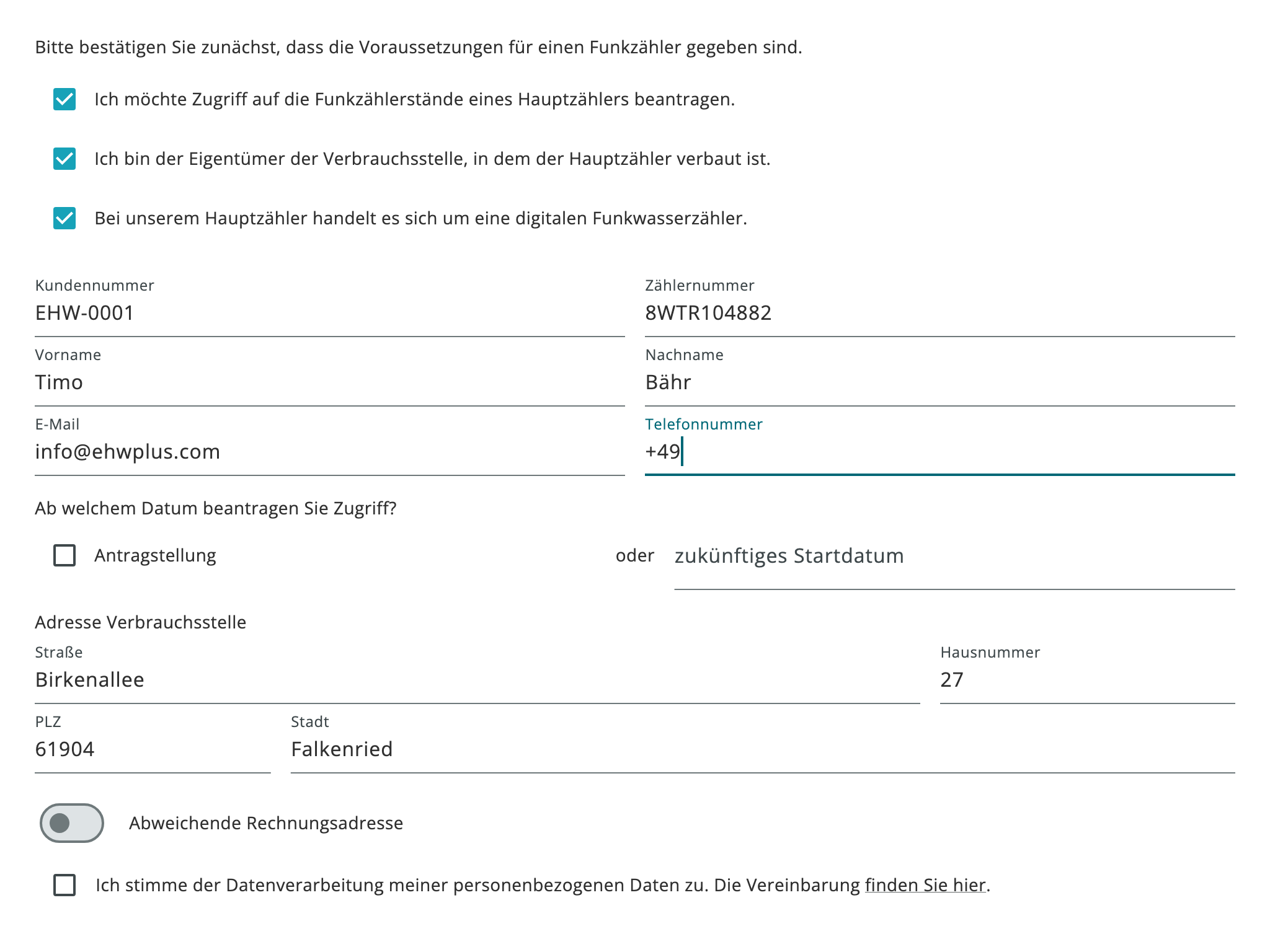 Anfrage